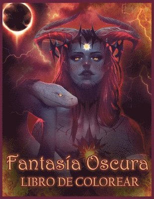 Fantasa Oscura Libro De Colorear 1