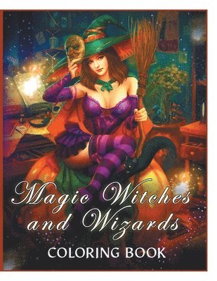 bokomslag Magic Witches and Wizards Coloring Book