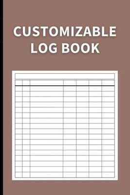 Customizable Log Book 1