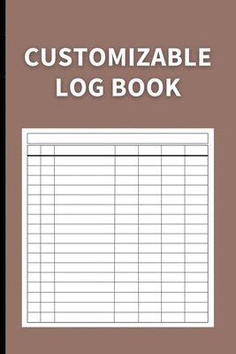 Customizable Log Book