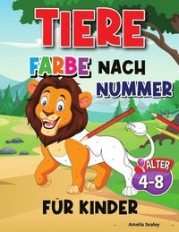 bokomslag Tier Farbe Nach Nummer Fr Kinder