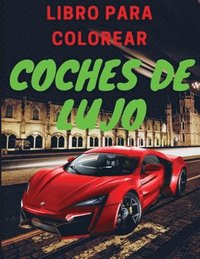 bokomslag Libro de lujo para colorear de coches