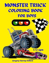 bokomslag Monster Truck coloring book for boys