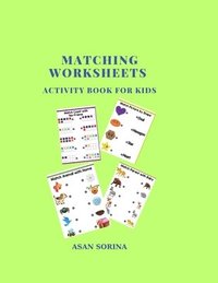bokomslag Matching Worksheets, Activity Book for Kids