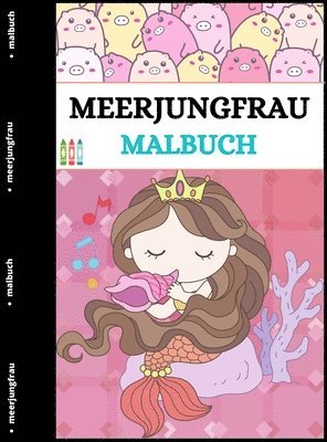 bokomslag Meerjungfrau Malbuch