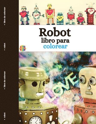 Robot Libro Para Colorear 1