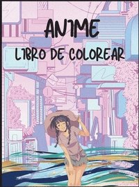 bokomslag Libro Para Colorear de Anime