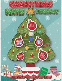 bokomslag Christmas Math and Literacy Activity Book for Kids