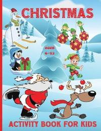 bokomslag Christmas Activity book for kids ages 6-12