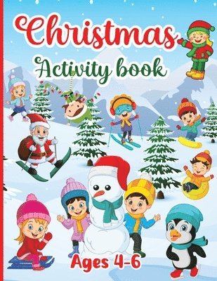 Christmas Activity Book for kids Ages 4-6 1