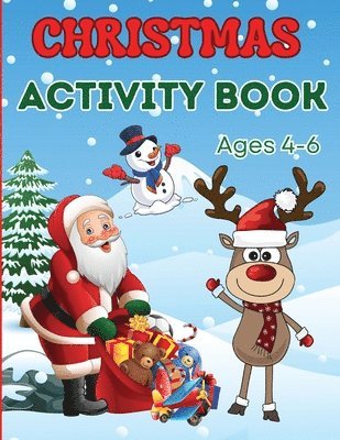 Christmas Activity Book for Kids Ages 4-6 1