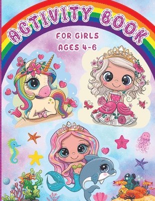bokomslag Activity Book for Girls Ages 4-6