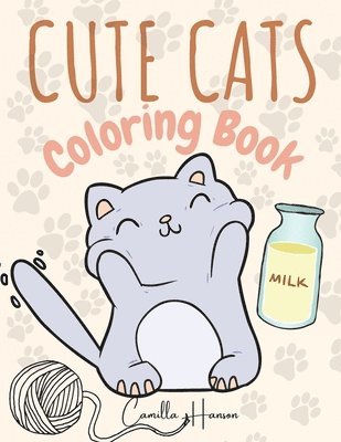 bokomslag Cute Cats Coloring Book