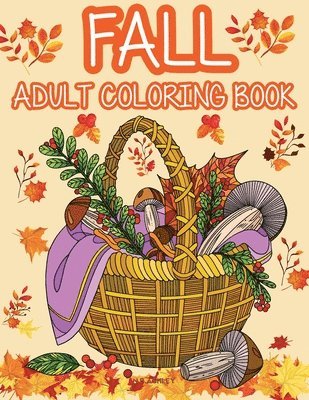 Fall adult coloring book 1