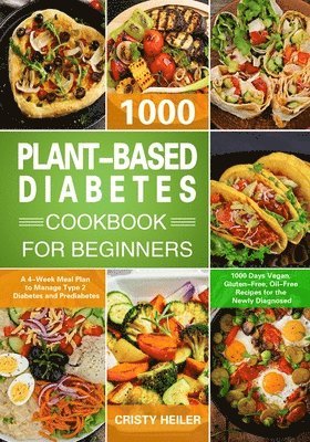 bokomslag Plant-Based Diabetes Cookbook for Beginners