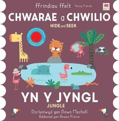 Really Decent Books - Chwarae a Chwilio: yn y Jyngl / Hide and Seek: in the Jungle, Kartonnage