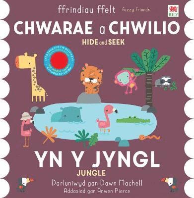 Really Decent Books - Chwarae a Chwilio: yn y Jyngl / Hide and Seek: in the Jungle, Kartonnage
