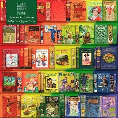 bokomslag Adult Jigsaw Puzzle Bodleian Libraries: Rainbow Bookshelves