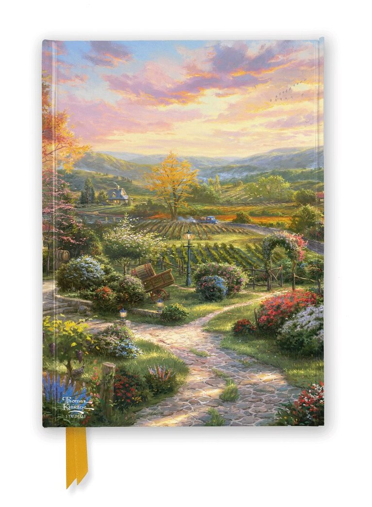 Anteckningsbok A5 linj - Thomas Kinkade: Wine Country Living, Övrigt