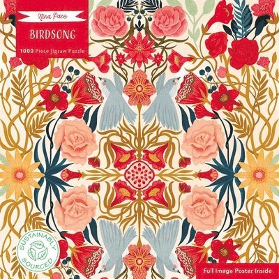 Adult Sustainable Jigsaw Puzzle Nina Pace: Birdsong 1