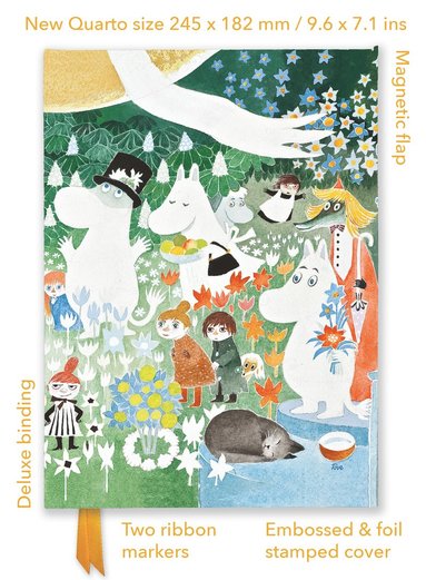Anteckningsbok B5 linjerad - Moomin Dangerous Journey