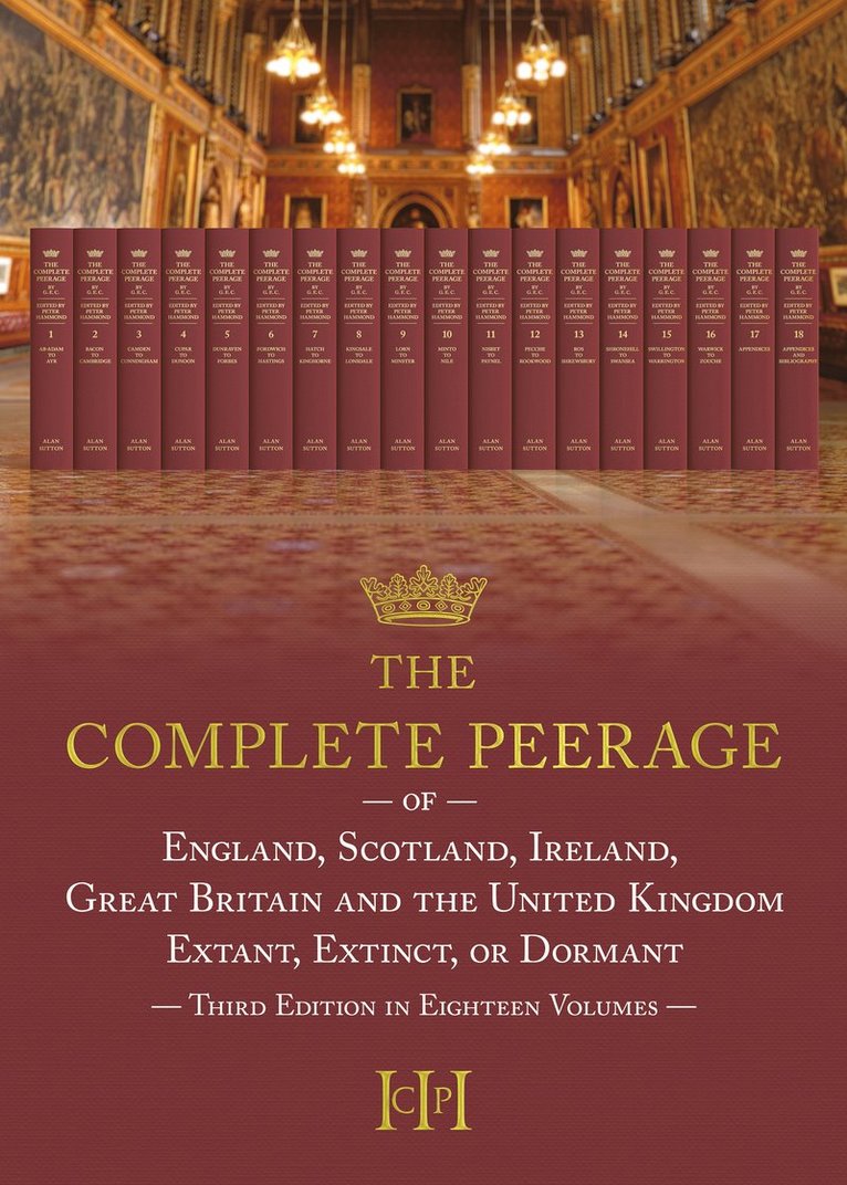 Peter Hammond - Complete Peerage, Inbunden