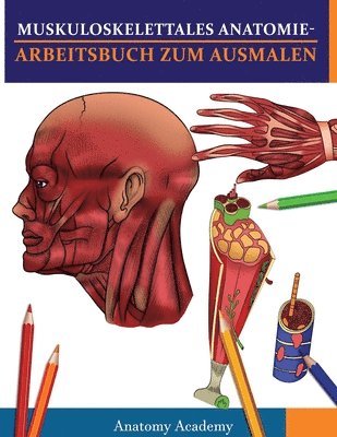 Muskuloskelettales Anatomie-Arbeitsbuch zum Ausmalen 1