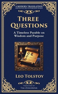 bokomslag Three Questions