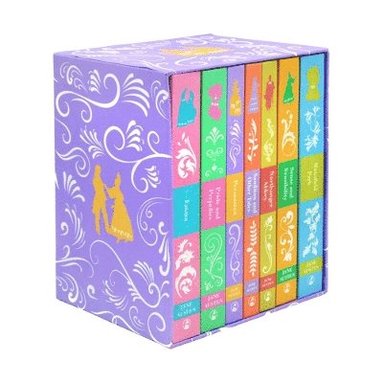 Jane Austen - Jane Austen: The Complete 7 Books Hardcover Books Box Set, Inbunden
