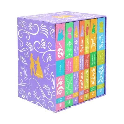 Jane Austen - Jane Austen: The Complete 7 Books Hardcover Books Box Set, Inbunden