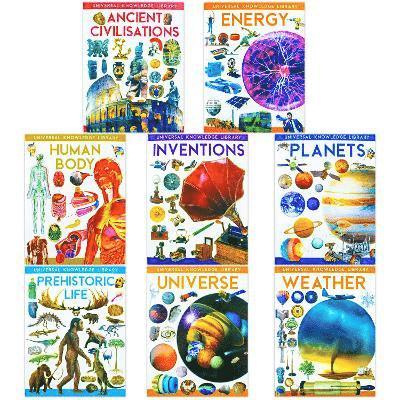 Fox Eye Publishing Fox Eye Publishing - Universal Knowledge Library Science and History 8 Volumes Book Collection Set, Häftad