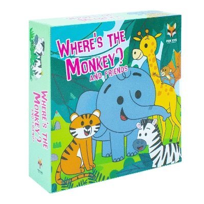 Sarah Eason - Where's The Monkey and Friends 4 Board Books Collection Set Age 0-5, Inbunden. Tillgänglighet: Lägg i varukorg