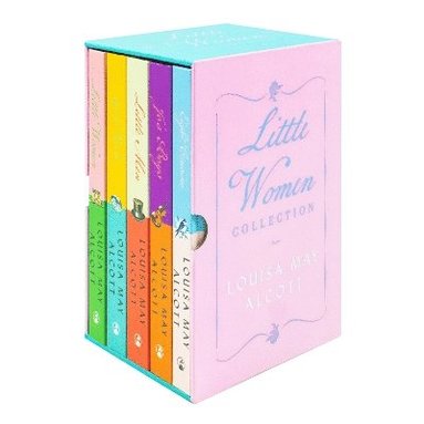 Louisa May Alcott - Little Women 5 Hardback Book Collection Set, Inbunden