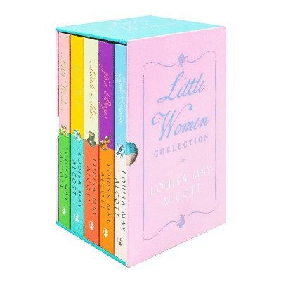 Louisa May Alcott - Little Women 5 Hardback Book Collection Set, Inbunden