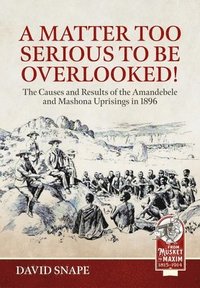 bokomslag A Matter Too Serious to Be Overlooked!: The Causes, Course and Results of the Amandebele and Mashona Uprisings in 1896