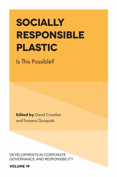 David Crowther, Farzana Quoquab - Socially Responsible Plastic, Inbunden