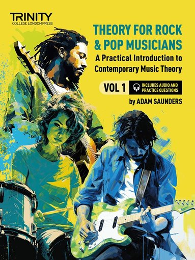 Adam Saunders - Theory for Rock & Pop Musicians Volume 1, Häftad