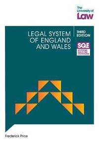 bokomslag SQE - Legal System of England and Wales 3e