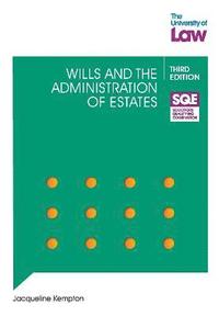 bokomslag SQE - Wills and the Administration of Estates 3e