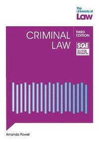 bokomslag SQE - Criminal Law 3e