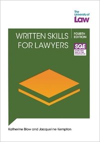 bokomslag SQE2 - Written Skills for Lawyers 4e