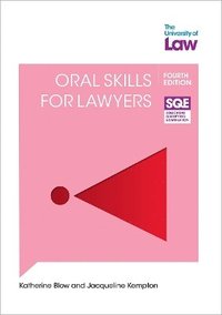 bokomslag SQE2 - Oral Skills for Lawyers 4e