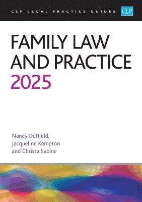 bokomslag Family Law and Practice 2025