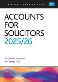 bokomslag Accounts for Solicitors 2025/26