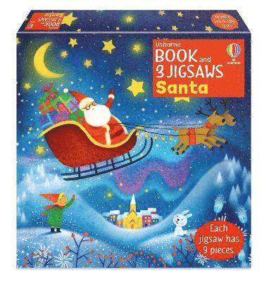 Usborne Book and 3 Jigsaws: Santa 1