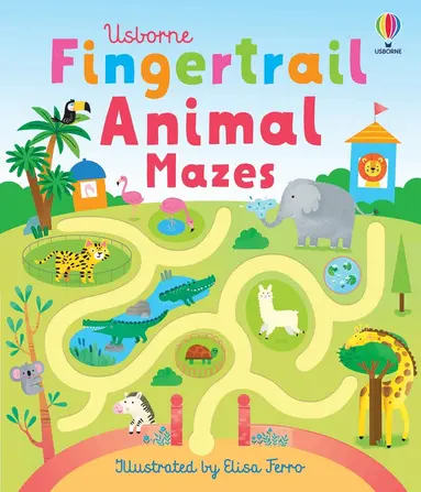Felicity Brooks - Fingertrail Animal Mazes, Kartonnage