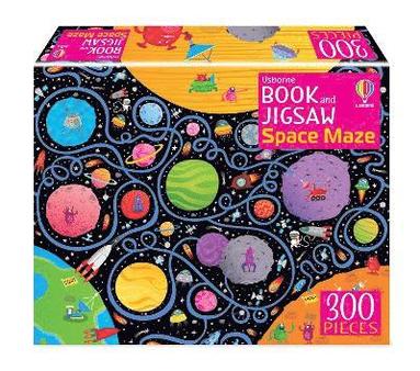 bokomslag Usborne Book and Jigsaw Space Maze