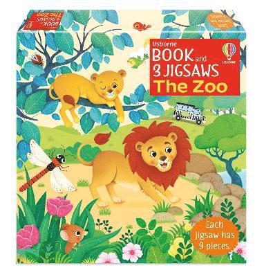 bokomslag Usborne Book and 3 Jigsaws: The Zoo