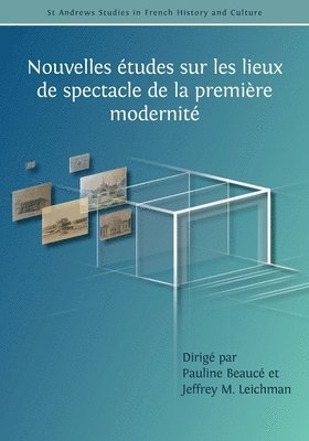 bokomslag Nouvelles études sur les lieux de spectacle de la première modernité