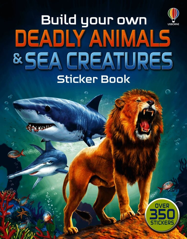 Build Your Own Deadly Animals and Sea Creatures Sticker Book